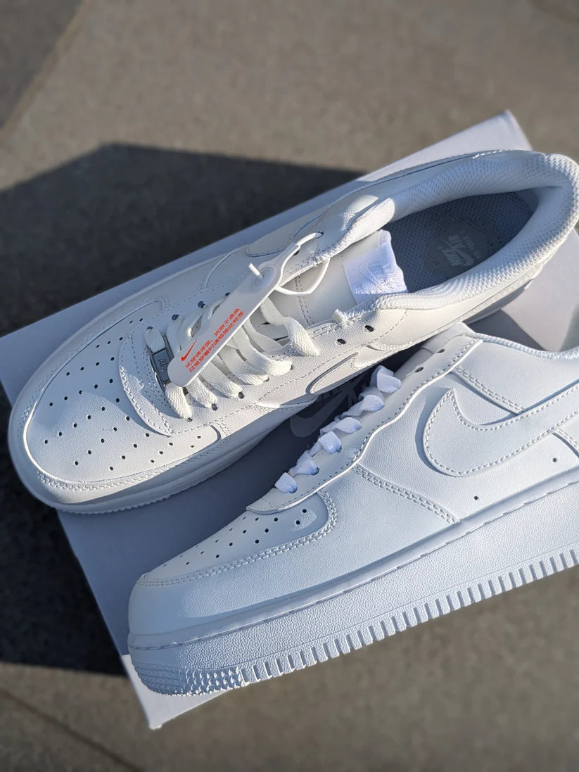 "Nike Air Force 1 – Classic All-White Edition"