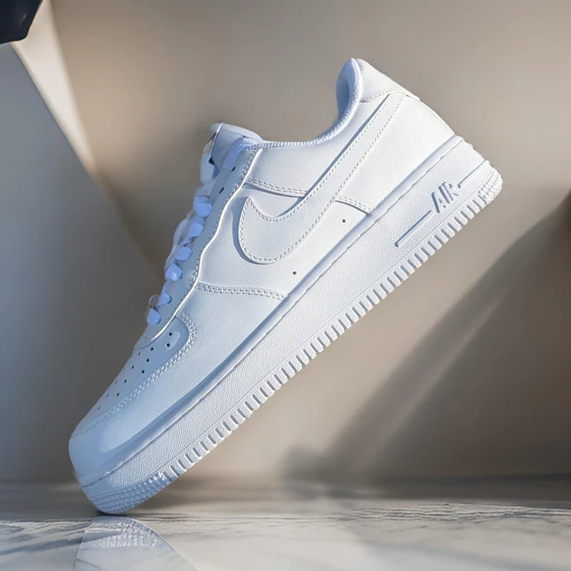 "Nike Air Force 1 – Classic All-White Edition"
