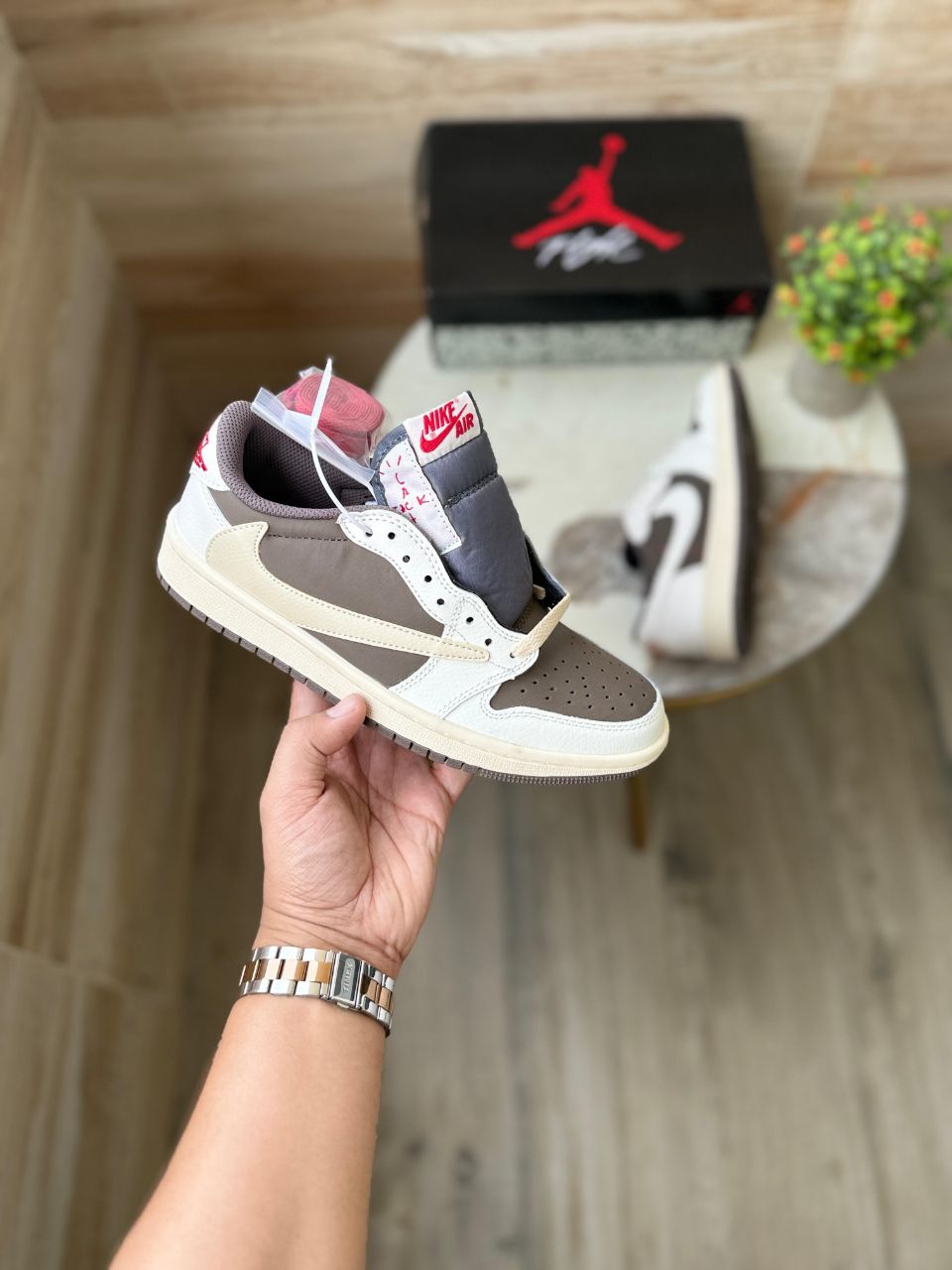 TRAVIS SCOTT X AIR JORDAN 1 LOW OG 'REVERSE MOCHA'