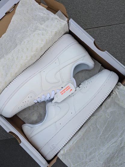 "Nike Air Force 1 – Classic All-White Edition"